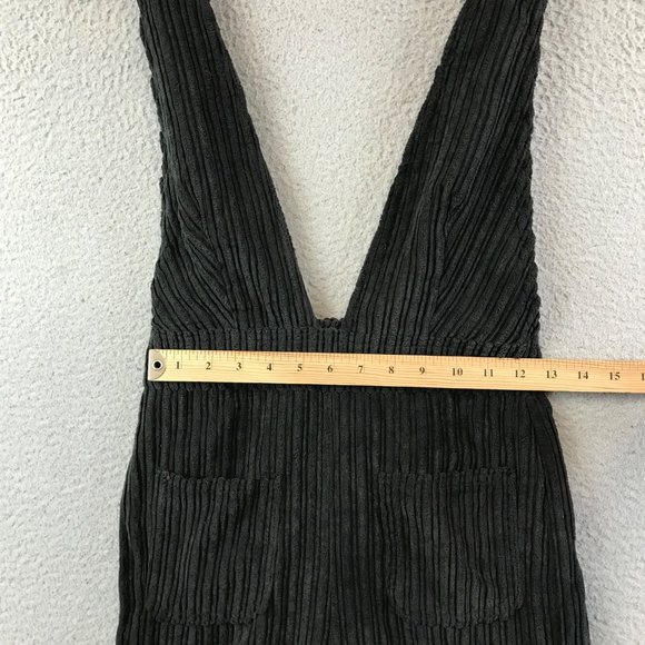 BDG  Eleanor Corduroy Cross-Back Jumpsuit black size 0 - Picture 5 of 11